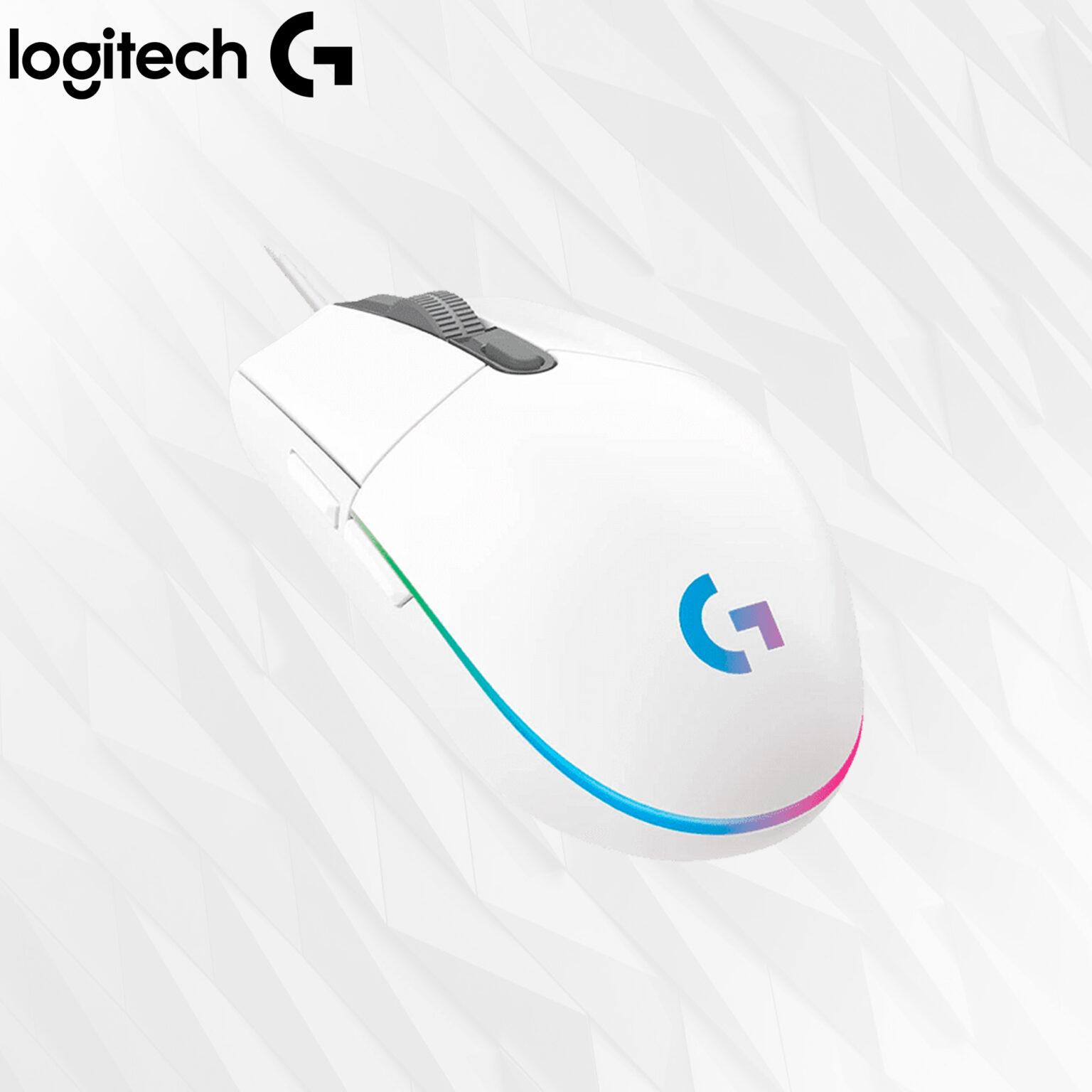 Logitech G203 Lightsync White Darklight