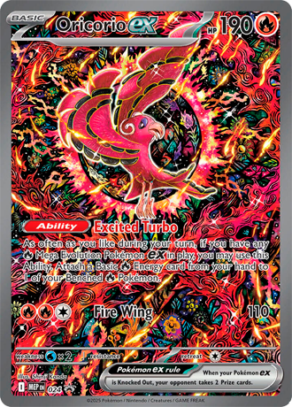 Oricorio ex - 024 - ME: Mega Evolution Promo (MEP)