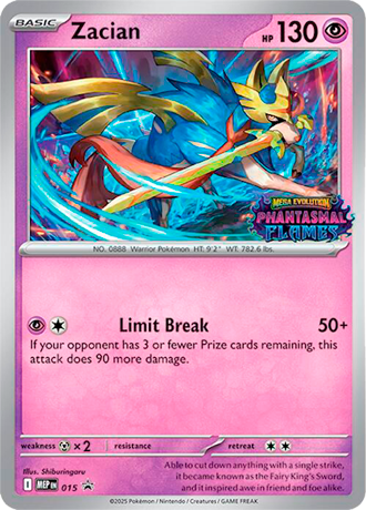 Zacian (Prerelease) - ME: Mega Evolution Promo (MEP)