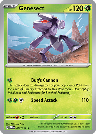 Genesect 008/094 - ME02: Phantasmal Flames (PFL)